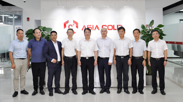 江西省政府胡強副省長一行蒞臨亞冷控股走訪調研